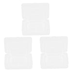 9Pcs Clear Plastic Storage Boxes with Durable PP Material for Small Parts and Jewelry