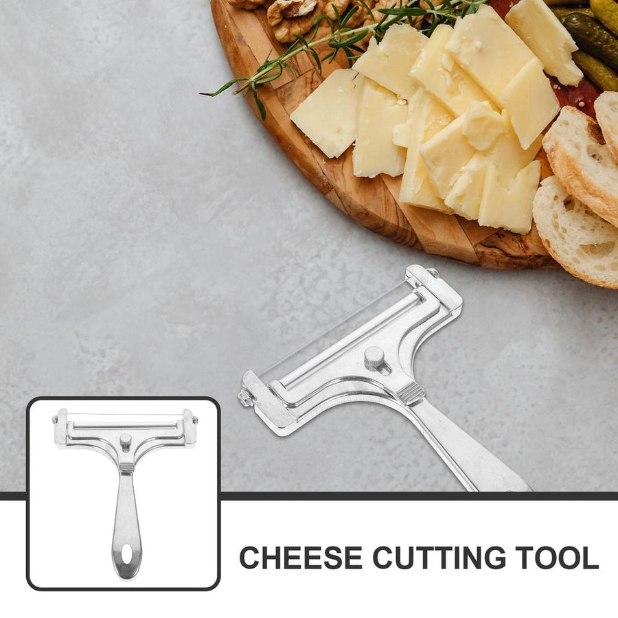 kitchen slicing tool Cheese Slicer 304 Stainless Steel Flat Surface for Professional Chefs 1 Set