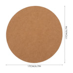 DIY Painting Cardboard Round Kraft Paper for Durable Art Projects and Painting Crafts