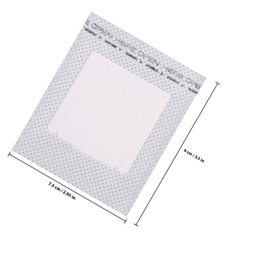 50Pcs White Drip Coffee Filter Bags for Hanging Ear Brewing and Storage Use