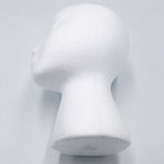 White Foam Mannequin Head Multi-Purpose for Wigs Hats Display 2Pcs