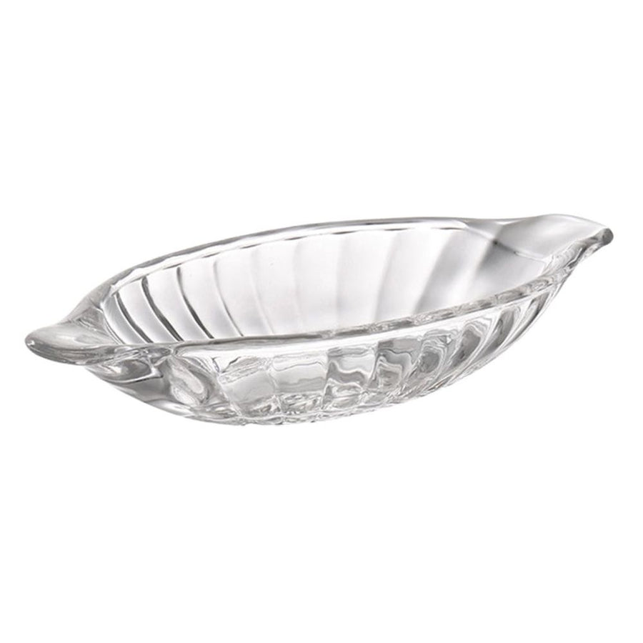 1Pc Double Ear Transparent Glass Bowl Suitable for Ice Cream Dessert and Juice