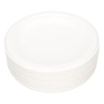 50Pcs Paper Party Plates Disposable Bagasse Simple Design For Guests