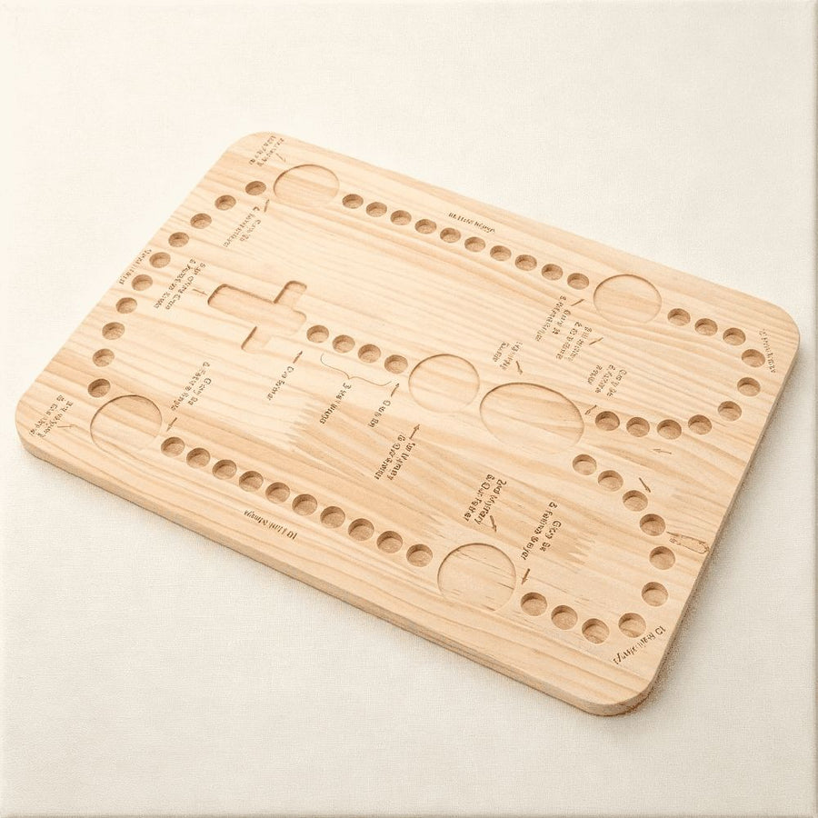 Wooden Bead Board Beading Tools for Jewelry Making Tray Rosary Making Supplies Diy Bracelet Helper Tool Necklace Bracelets Design Board Ead