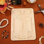 Wooden Bead Board Beading Tools for Jewelry Making Tray Rosary Making Supplies Diy Bracelet Helper Tool Necklace Bracelets Design Board Ead