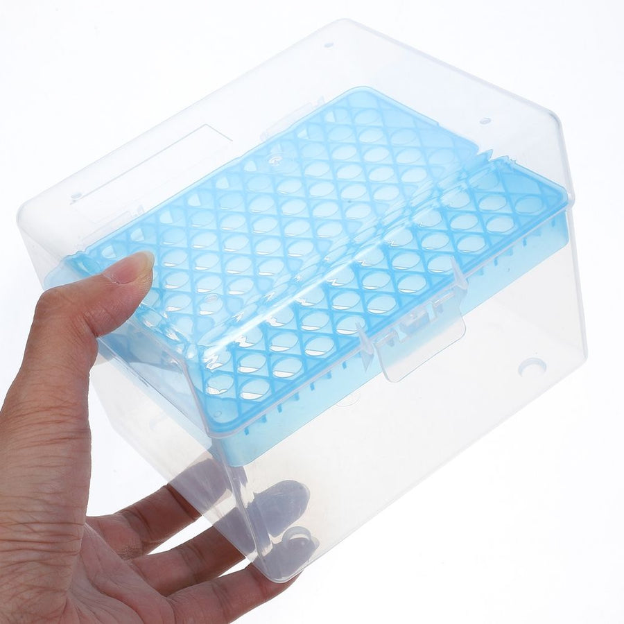 Pipettor Pipette Pipette Tips Box Sky-Blue Plastic 1Pcs
