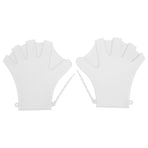 Water Gloves 1 Pair of Silicone Swimming Paddles Adjustable Pool Gloves Diving Training Gloves,7.87"X7.87"X0.04