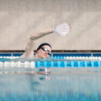 Water Gloves 1 Pair of Silicone Swimming Paddles Adjustable Pool Gloves Diving Training Gloves,7.87"X7.87"X0.04