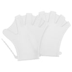Water Gloves 1 Pair of Silicone Swimming Paddles Adjustable Pool Gloves Diving Training Gloves,7.87"X7.87"X0.04