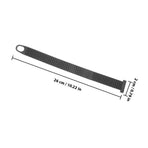 2pcs Outdoor Bike Fastening Strap Portable Rubber Fixation Belt Black