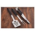3Pcs Grill Accessories Set Stainless Steel Bbq Tools for Outdoor Use