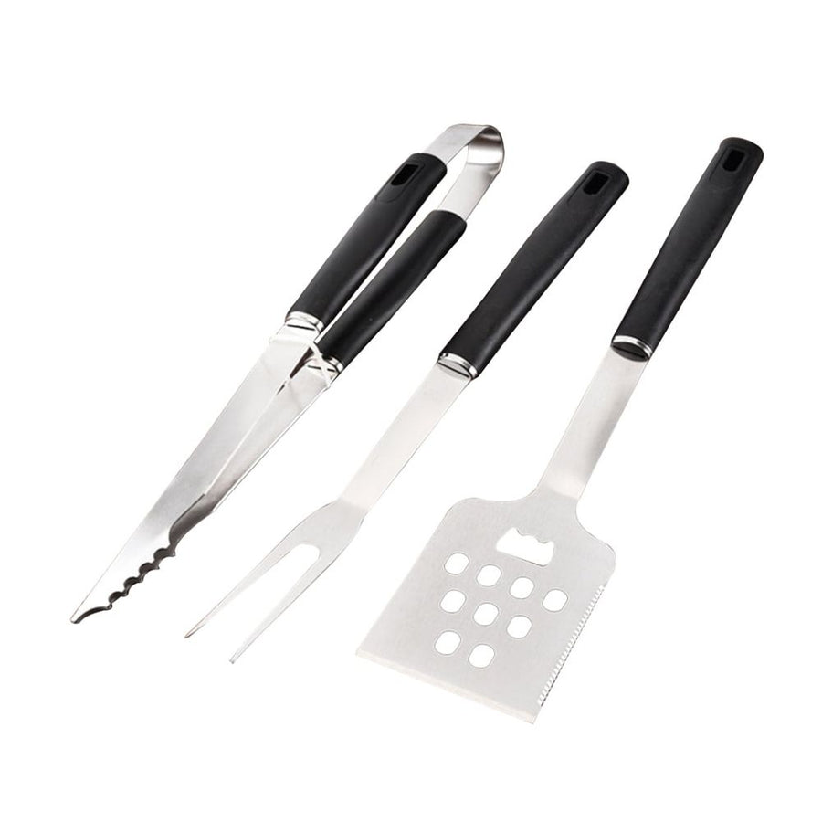 3Pcs Grill Accessories Set Stainless Steel Bbq Tools for Outdoor Use
