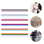 6Pcs Crafting Ribbon Rainbow 90x5cm for DIY Bowknot Making and Home Decoration