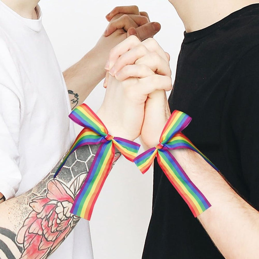 6Pcs Crafting Ribbon Rainbow 90x5cm for DIY Bowknot Making and Home Decoration