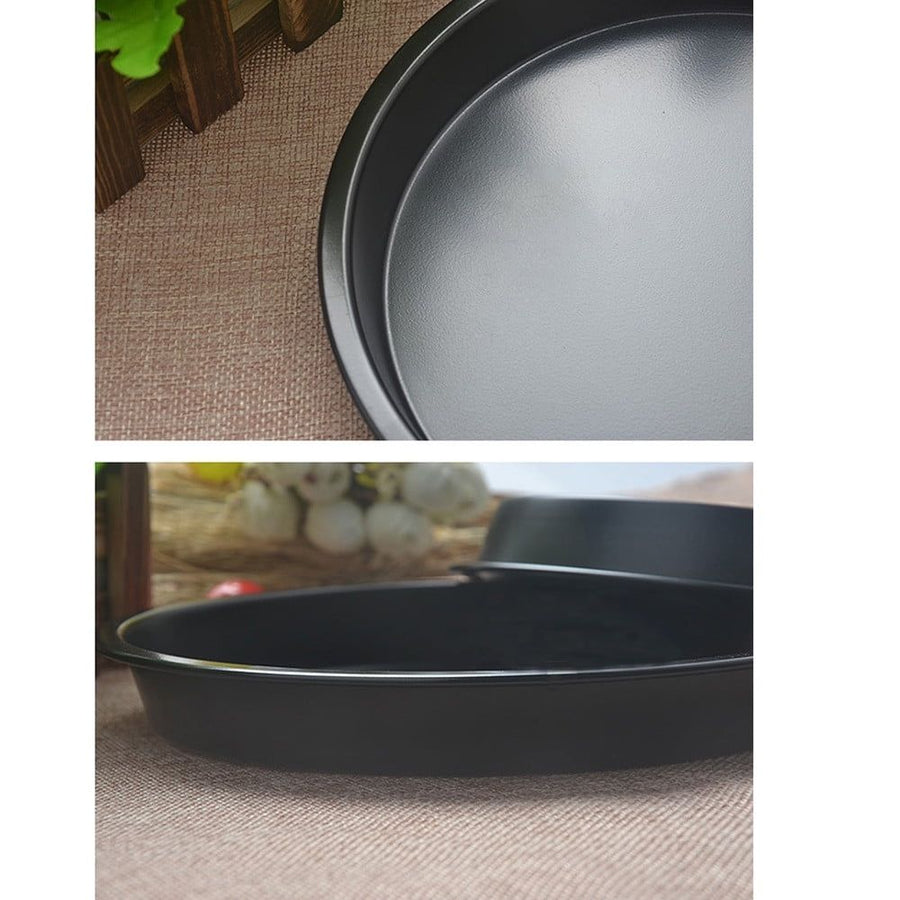 Non-Stick 7 Inch Pie Round Pizza Pan, 1 Piece Deep Cake Mould Baking Tray for Oven – Textile, for Baking Non-Stick Pie, Pizza, Deep Cake