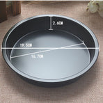 Non-Stick 7 Inch Pie Round Pizza Pan, 1 Piece Deep Cake Mould Baking Tray for Oven – Textile, for Baking Non-Stick Pie, Pizza, Deep Cake