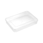 1.5L Stackable Dumpling Storage Container with Lid, 25.5x19x4cm Leak-Proof and Airtight for Freezer and Fridge, Perfect for Dumplings, Cookies, and Snacks, 1pc