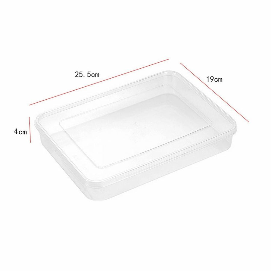 1.5L Stackable Dumpling Storage Container with Lid, 25.5x19x4cm Leak-Proof and Airtight for Freezer and Fridge, Perfect for Dumplings, Cookies, and Snacks, 1pc