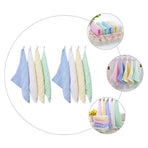 Soft Cotton Washcloths in Yellow for Bathing, Feeding, and Care