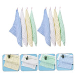 Soft Cotton Washcloths in Yellow for Bathing, Feeding, and Care