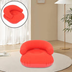Lightweight Inflatable Camping Couch Chair in Soft Flocked for Outdoor Comfort