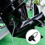 2-Pack Black Nylon Engine Flusher Muffs for Boat and Marine Equipment Cooling System