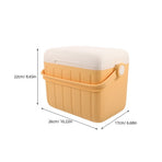 Compact Insulated Cooler Box with High-Performance Materials for Camping, Road Trips, and Outdoor Adventures