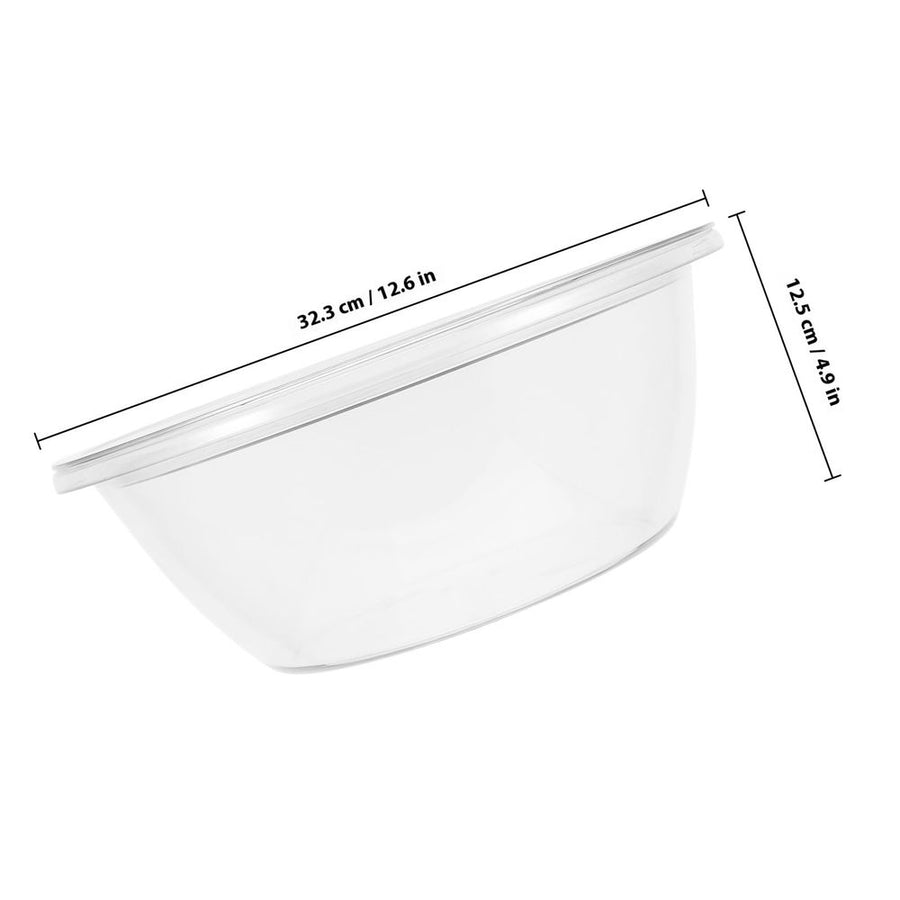 Stackable Pet Mixing Bowl, Nonstick, Transparent, Ideal for Home Baking