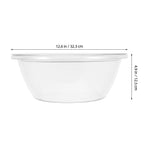 Stackable Pet Mixing Bowl, Nonstick, Transparent, Ideal for Home Baking
