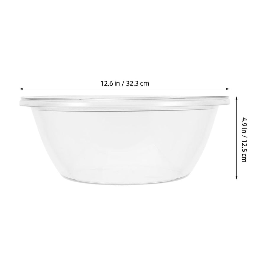 Stackable Pet Mixing Bowl, Nonstick, Transparent, Ideal for Home Baking