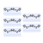 Black Paper Eyelashes Unique for Christmas Decor 5Pairs