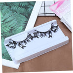 Black Paper Eyelashes Unique for Christmas Decor 5Pairs