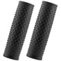 Scooter Handlebar Grips Black Silicone Shockproof Non-Slip for Storage 2Pcs