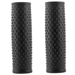 Scooter Handlebar Grips Black Silicone Shockproof Non-Slip for Storage 2Pcs