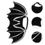 Luminous Bat Felt Costume Adjustable Wings Cat for Weekend Parties
