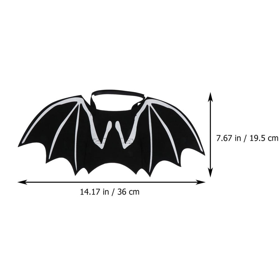 Luminous Bat Felt Costume Adjustable Wings Cat for Weekend Parties