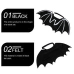 Luminous Bat Felt Costume Adjustable Wings Cat for Weekend Parties