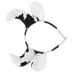 Adorable Cow Ears Headband with Plush and Plastic for Parties and Daily Wear