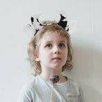 Adorable Cow Ears Headband with Plush and Plastic for Parties and Daily Wear