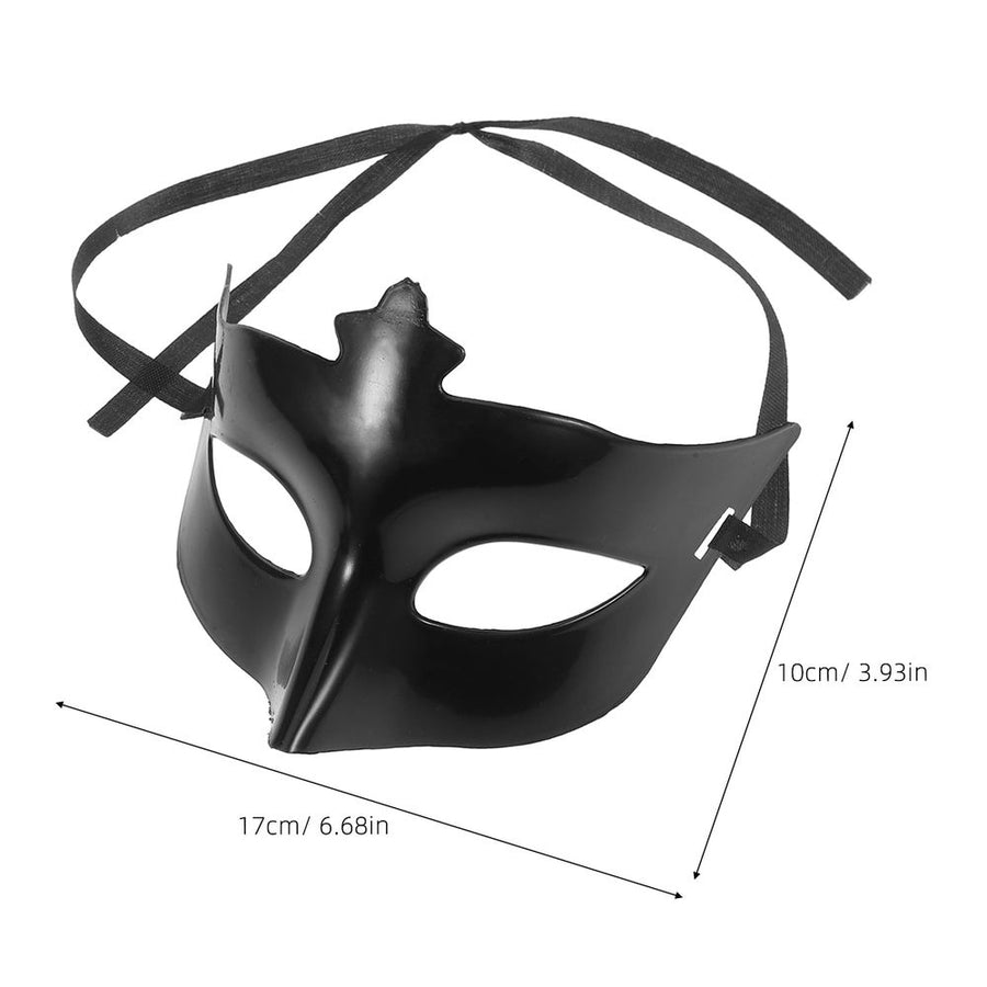 Black Plastic Blank Mask Base, Perfect for DIY Crafts and Cosplay