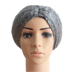 Old Woman Wigs Grey Hair Costume Accessory for Adults 1Set