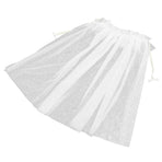 1Pc White Costume Cape Gauze Cloak Soft Breathable Fabric for Special Events