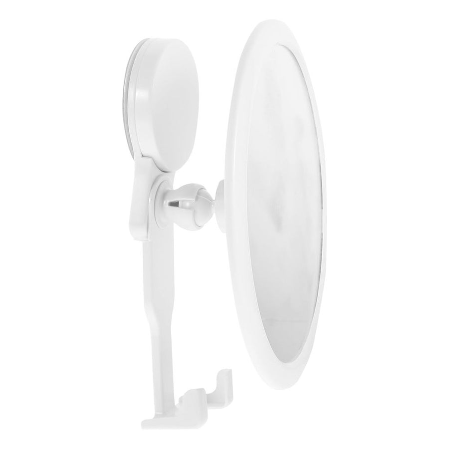 Bathroom Wall-Mounted Mirror White Clear Surface Eco-Friendly Material for Makeup