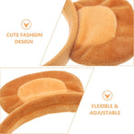 carnival headband monkey ear headband Brown 1 Set for Costume Party