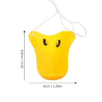 3-Piece Yellow Vinyl Nose Props for Cosplay, Circus , Animal Theme Parties, Costume Accessories
