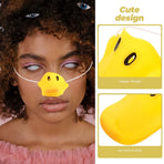 3-Piece Yellow Vinyl Nose Props for Cosplay, Circus , Animal Theme Parties, Costume Accessories