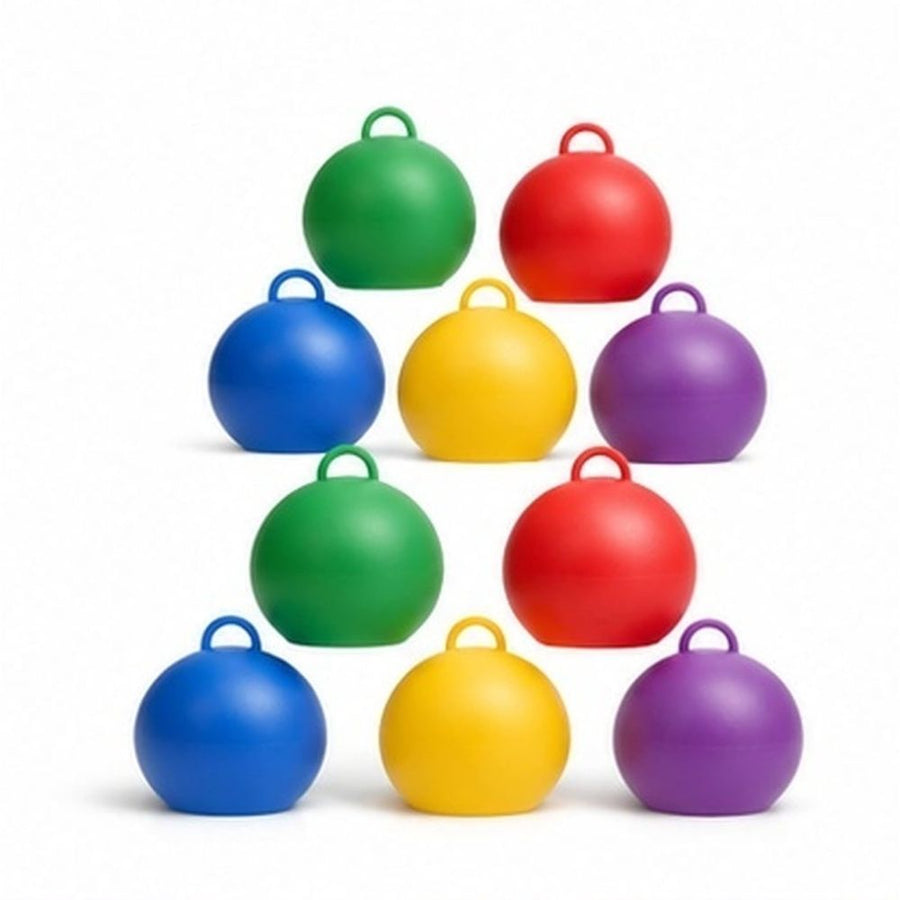 10pcs Reusable Helium Balloon Weight Ball Shaped Plastic Pendant
