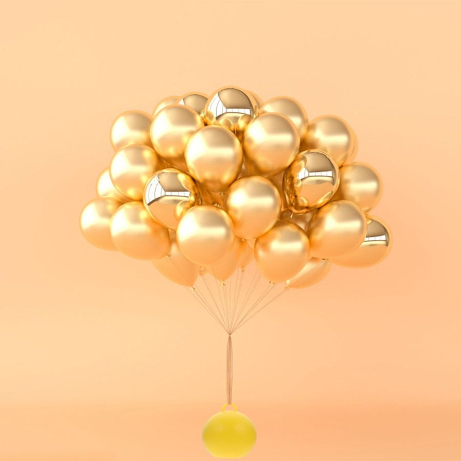 10pcs Reusable Helium Balloon Weight Ball Shaped Plastic Pendant