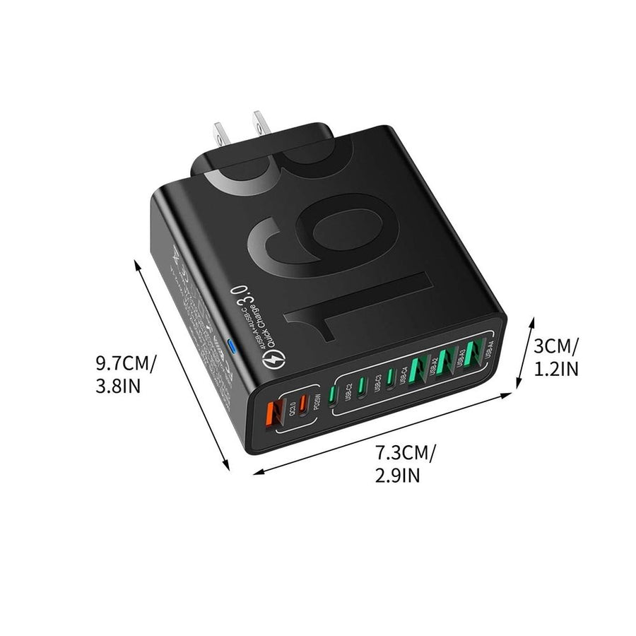 USB C Charger 150W USB C Charger Block,  8-Port Fast Charging Station Hub, Laptop Charging Adapter Compatible