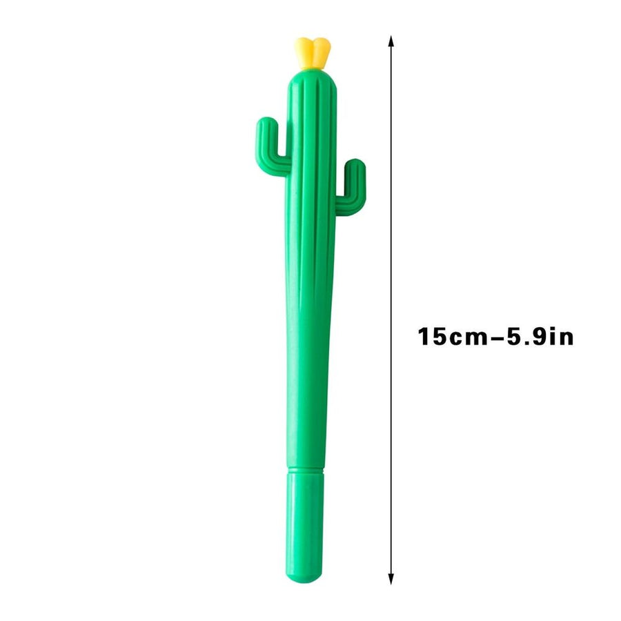 Office Supplies, 4PC Cactus Shaped Pens 0.5mm Gel Ink Comfortable Writing For Supplies Office Home 12ml